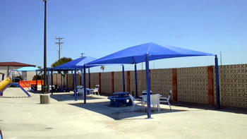 playground, picnic, table, eating shade structure