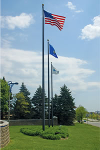 flag and flag pole