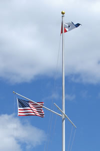 flag and flag pole