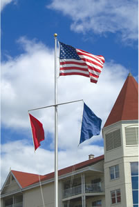 flag and flag pole