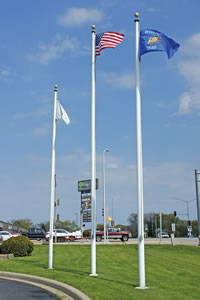 flag and flag pole